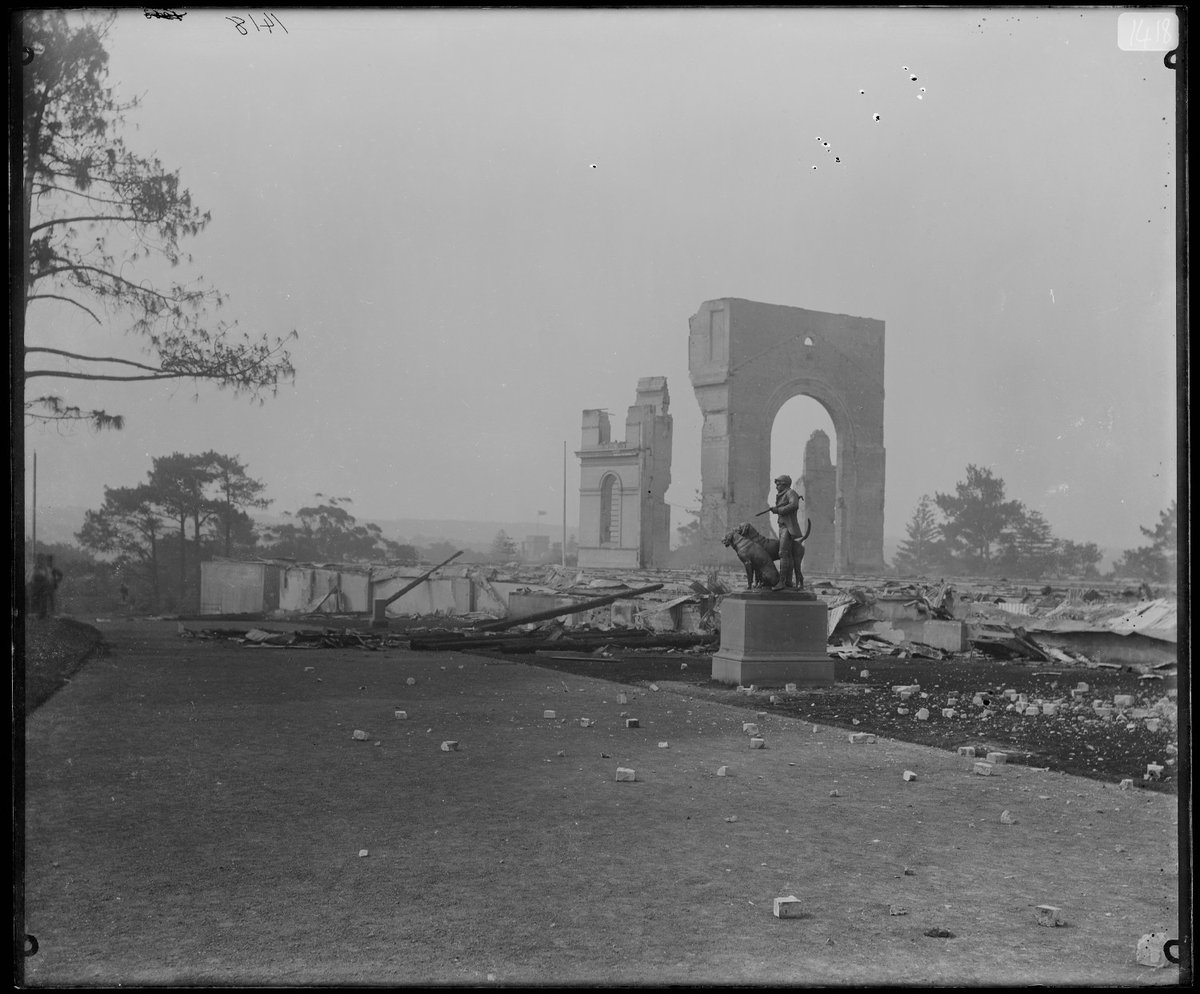 After the fire - The Garden Palace, Sydney city centre (1879–82)