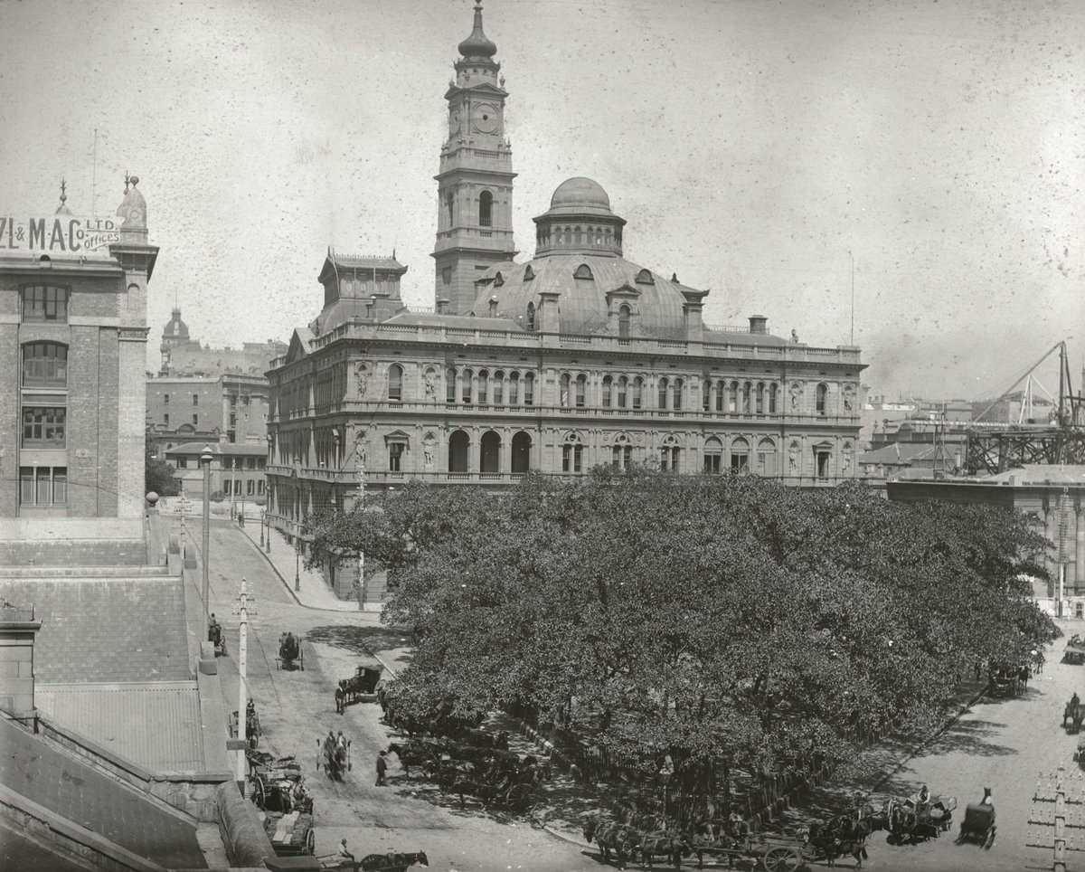Lands Department, Sydney, Sydney city centre (1900)
