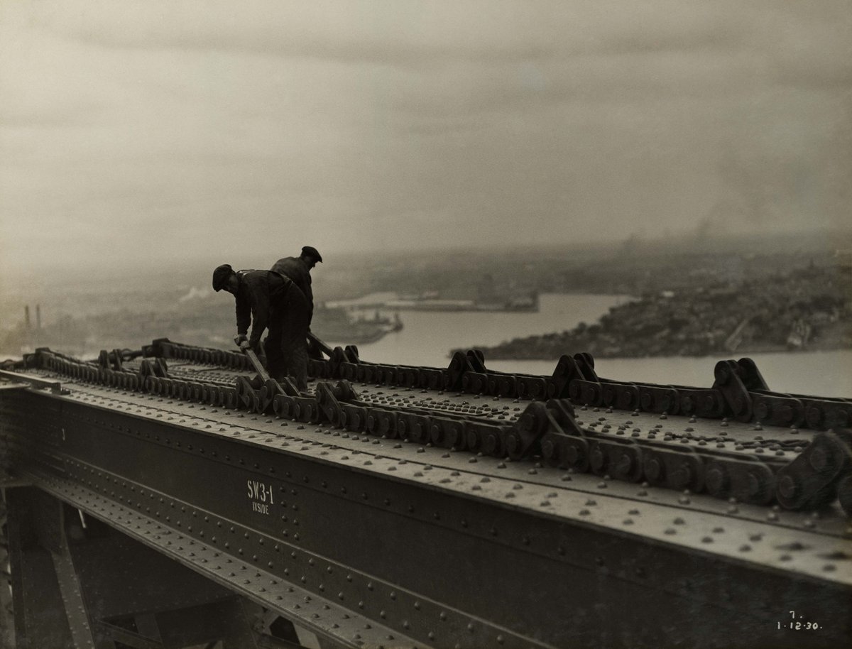 Sydney Harbour Bridge - Safety Chain, on Top Chord, for Creeper Crane (c. 1930)