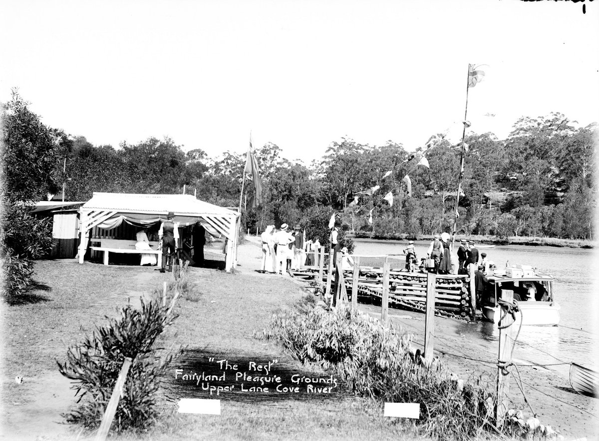 "The Rest" at Fairyland Pleasure Grounds, Lane Cove National Park (NSW) (c. 1908)