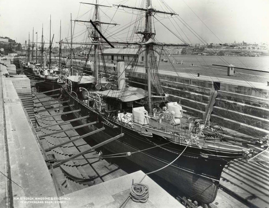 H.M.S. Torch, Ringdove and Goldfinch, Sutherland (1898)