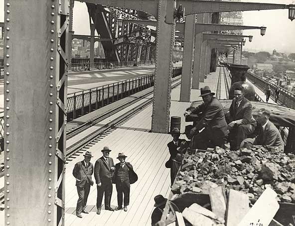 First Train on Sydney Harbour Bridge (1932)