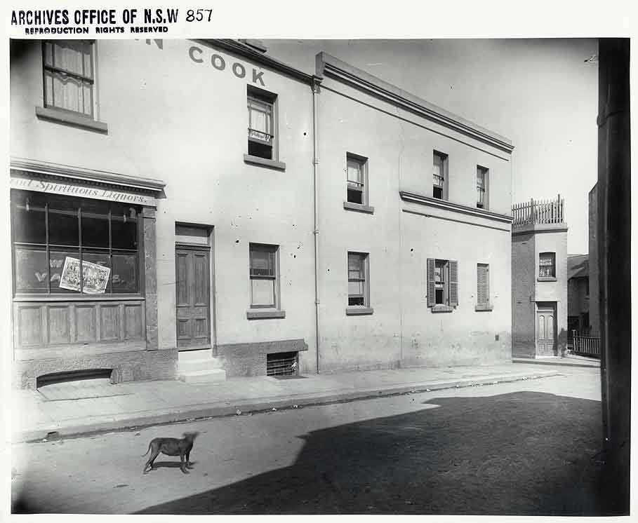 Captain Cook Hotel, c.1888, The Rocks (c. 1888)