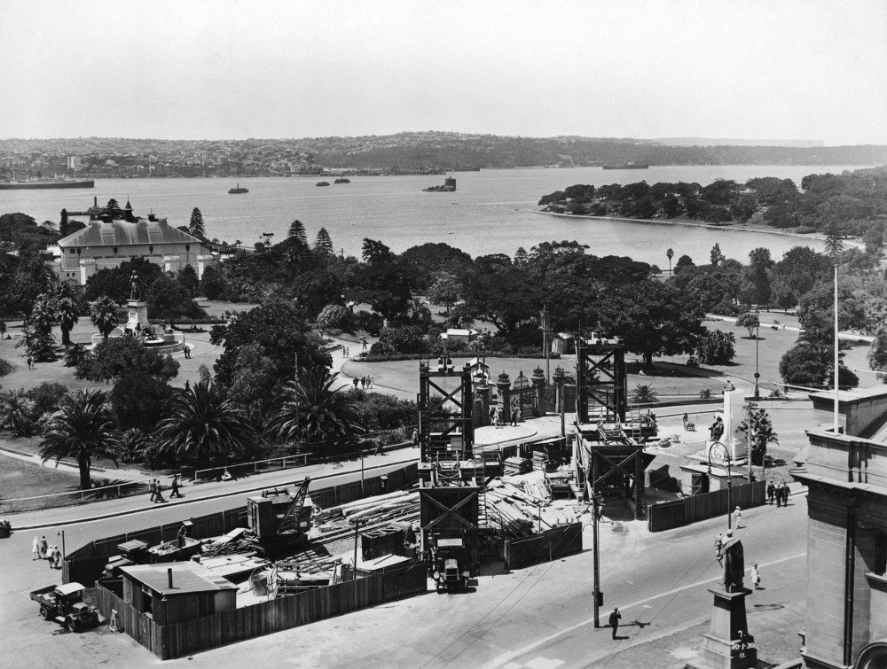 View over the Botanic Gardens, 1930, Sydney city centre (c. 1930)