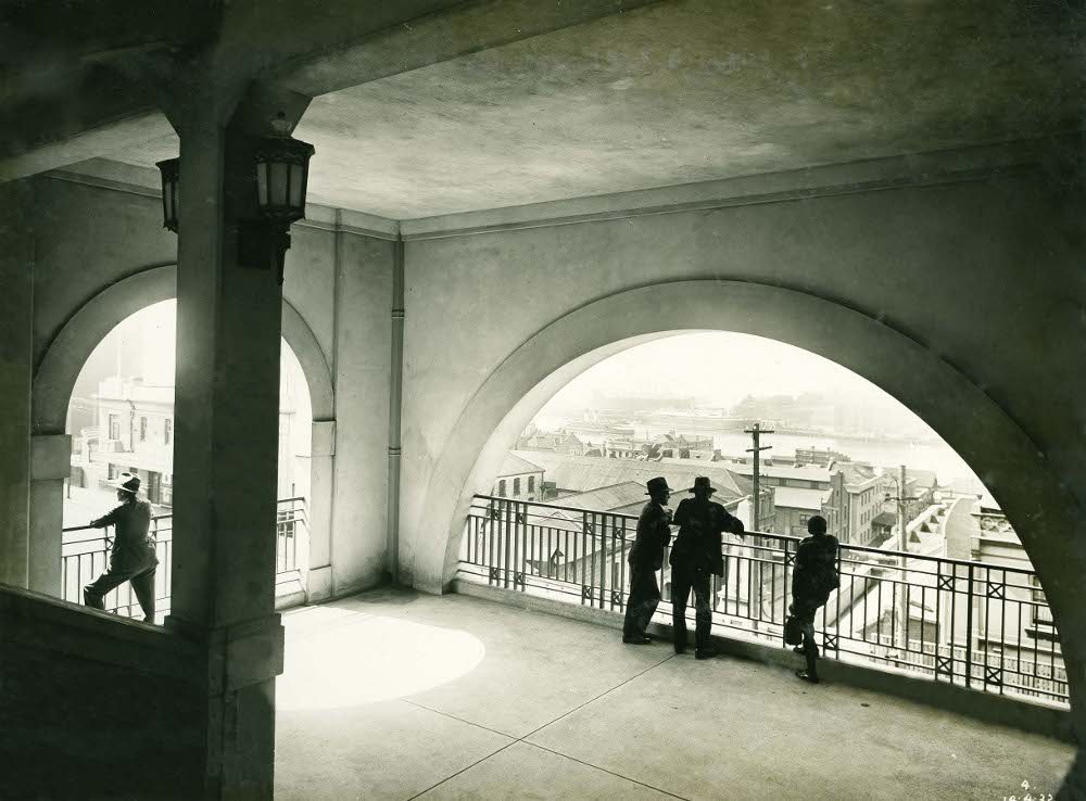 Arched Openings on Landing - Bridge Stairs, Sydney Harbour (1932)