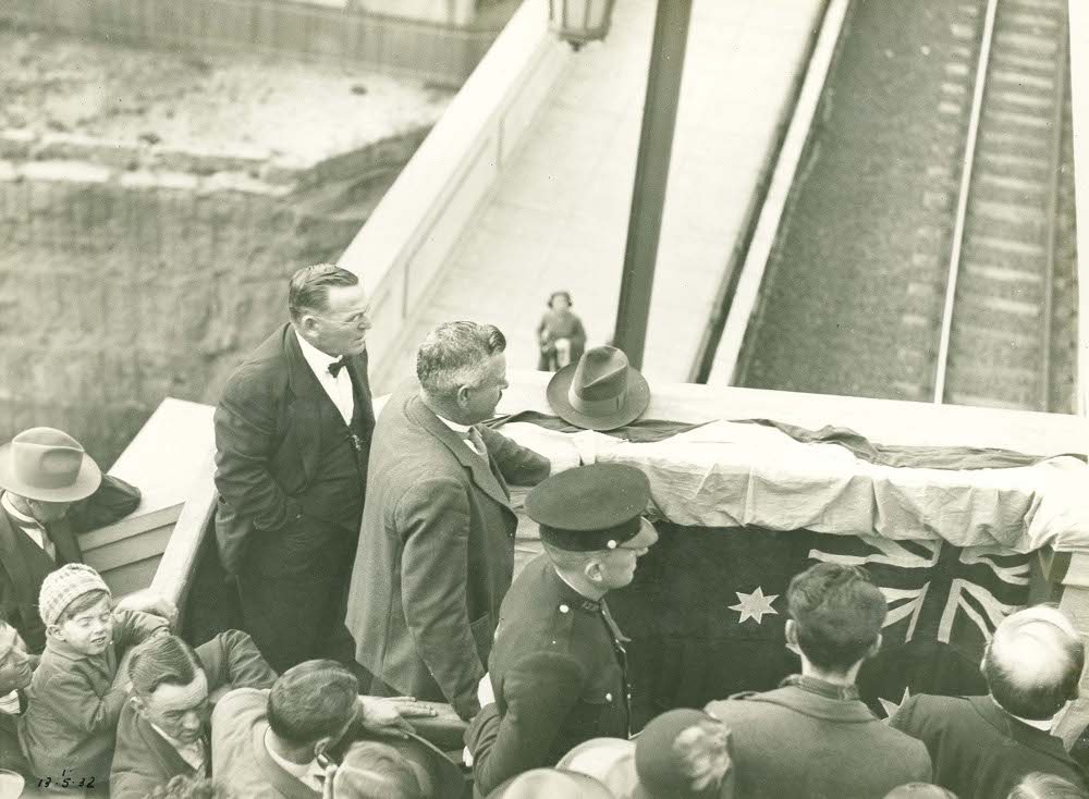 Unveiling of Tablet to Men who lost their Lives, Sydney Harbour (c. 1932)
