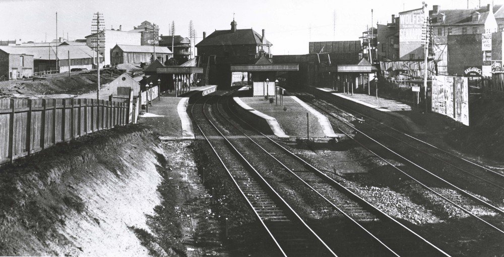 Newtown Railway Station c.1895 (c. 1895)