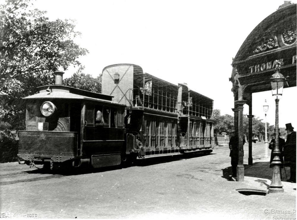 Sydney tram, c.1885, Sydney city centre (c. 1885)