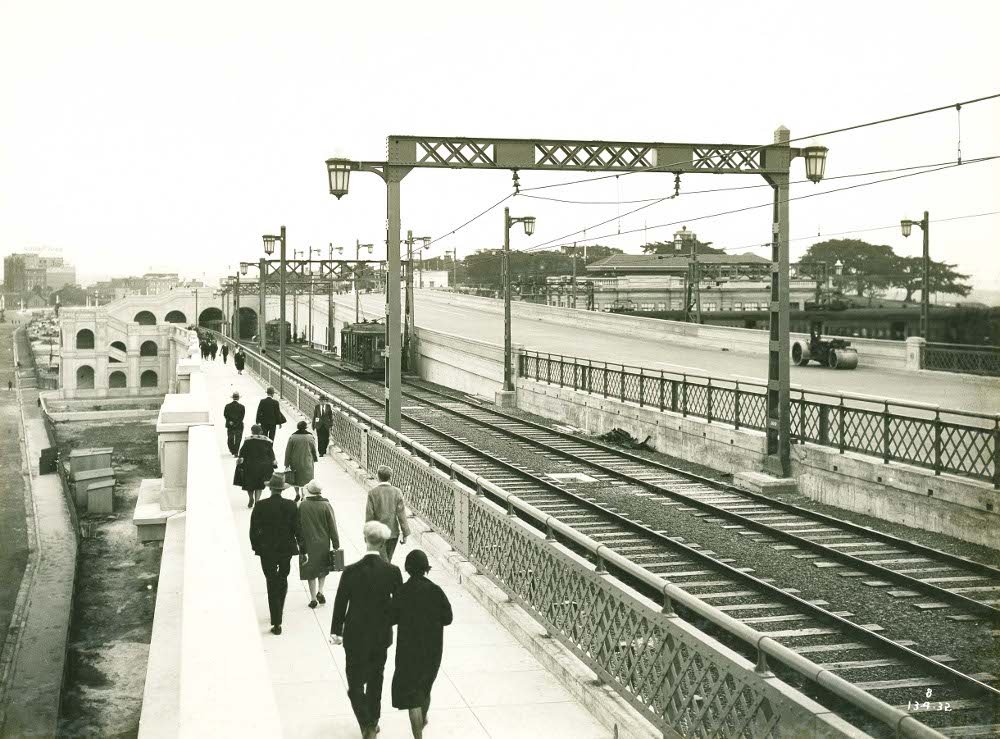 Sydney Harbour Bridge - Eastern Footway and Tramway Tracks (c. 1932)