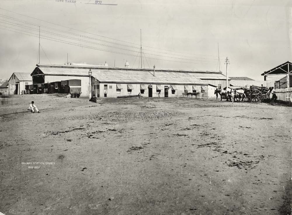 Sydney Railway Station, 1871