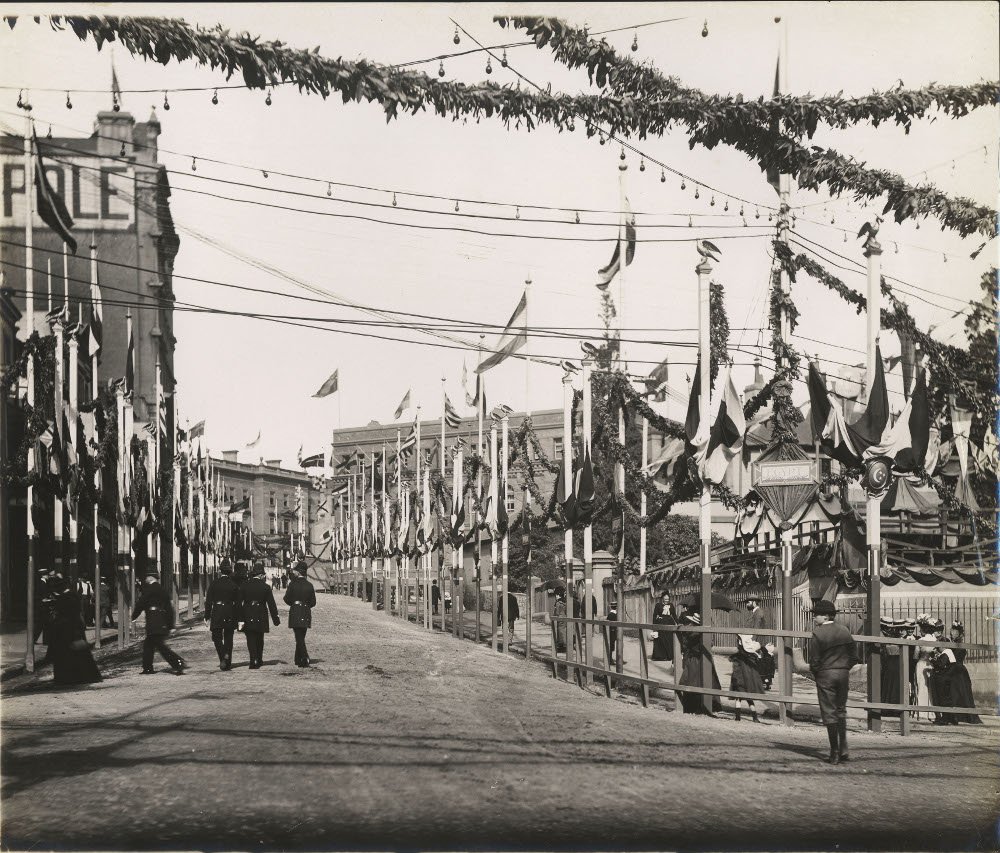 Federation celebrations, Sydney, Sydney city centre (1901)