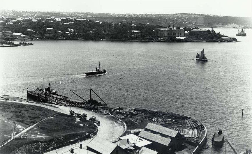 View from the southern side of Sydney Harbour (c. 1901)