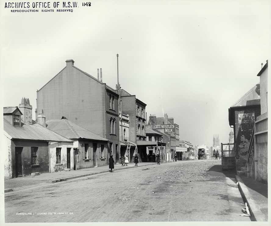 Cumberland Street, The Rocks 1901