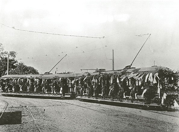 Opening of the Narrabeen Tramway, c.1913 (c. 1913)