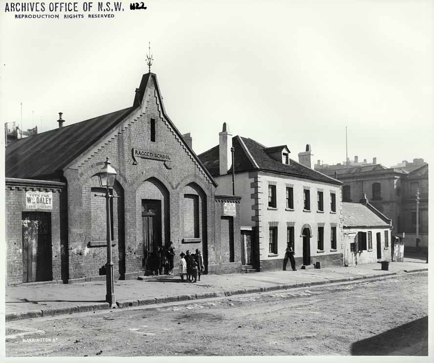 Ragged School, Harrington Street, The Rocks (1901)