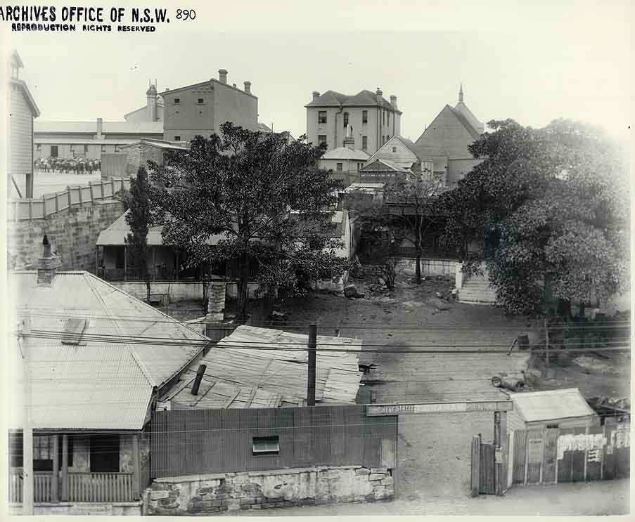 Kent Street, The Rocks (1901)