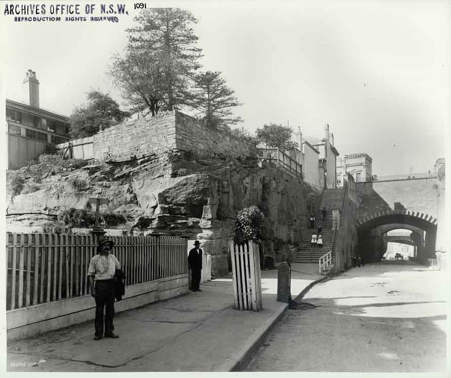 The Argyle Cut, The Rocks (1901)