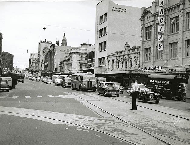 George Street, 1962, Sydney city centre (c. 1962)