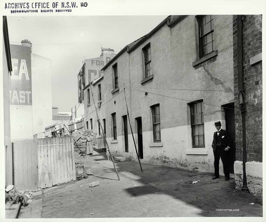 Harrington Lane, The Rocks (1901)