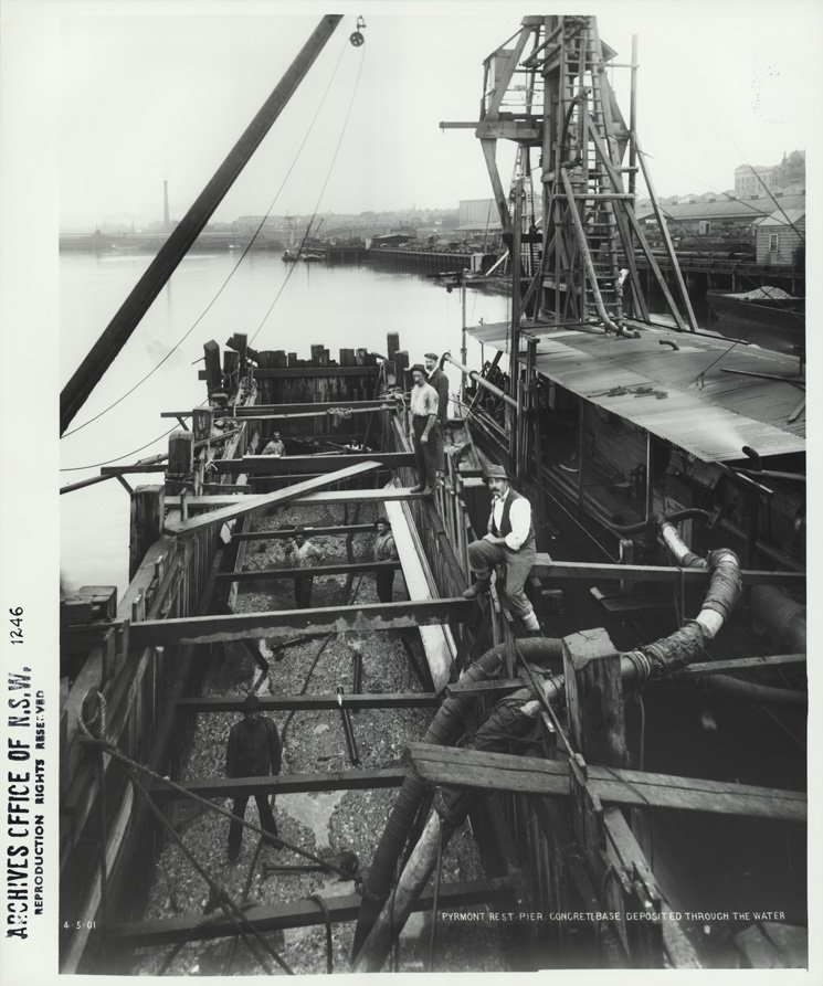 Pyrmont Bridge, Sydney 1901