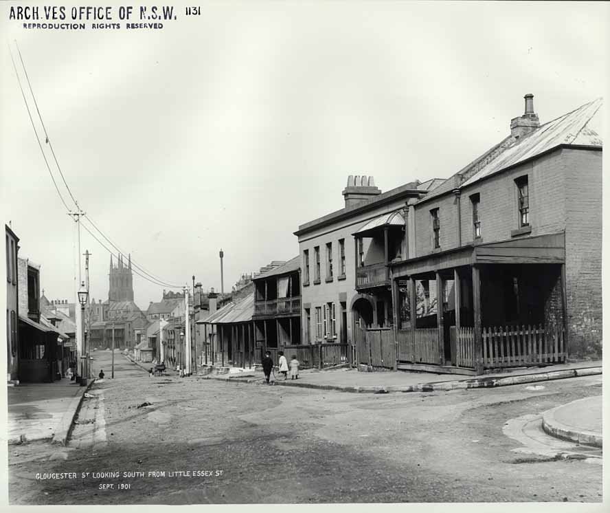 Gloucester Street, The Rocks (1901–09)