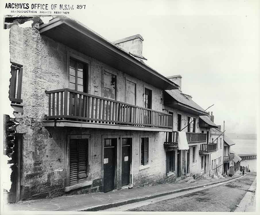 Clyde Street, The Rocks (1900)