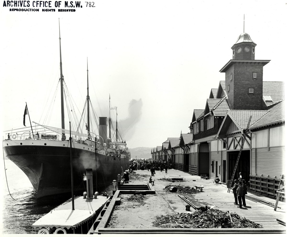 SS Medic at Millers Point (c. 1903)