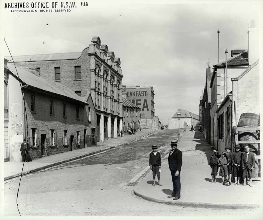 Harrington Street, The Rocks (1901)