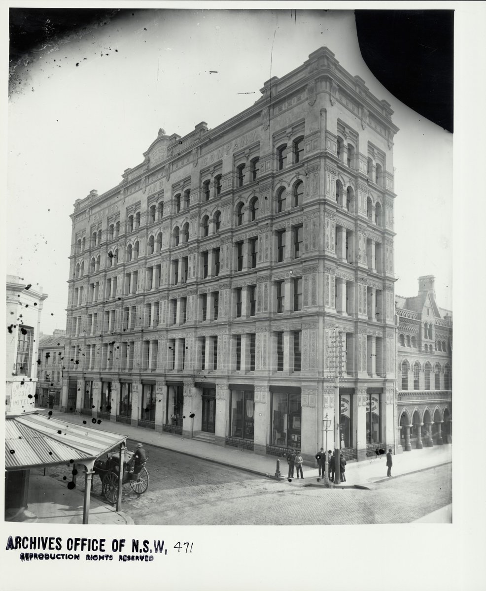 Pitt & Market Streets, Sydney, Sydney city centre (c. 1882)