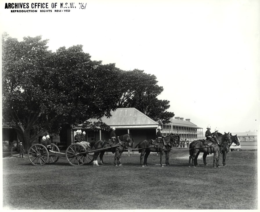 Military parade c.1900, Paddington (c. 1900)