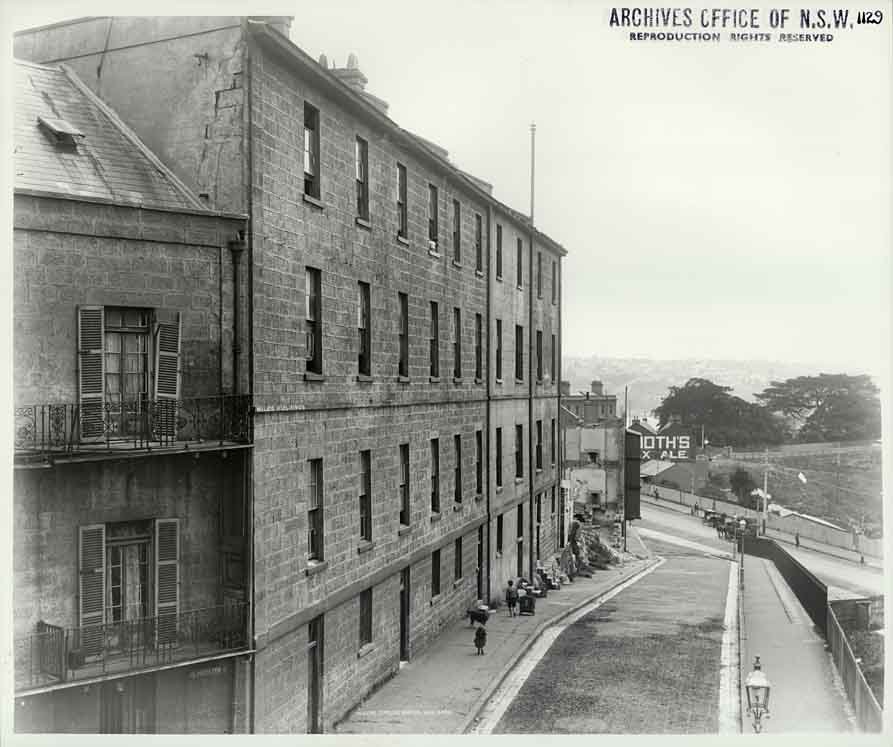Gloucester Street, The Rocks (1901)