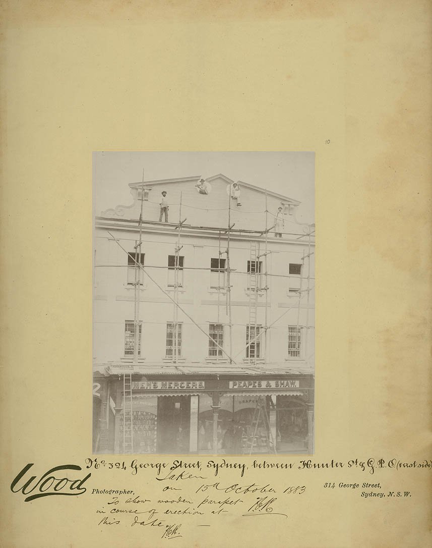 George Street, Sydney 1883, Sydney city centre