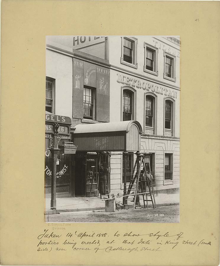 King Street, Sydney 1888, Sydney city centre