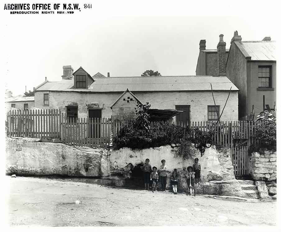Cambridge Street, The Rocks (1901)