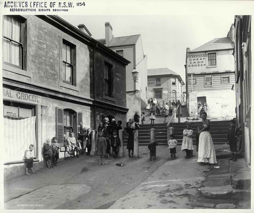 Cumberland Place, The Rocks (1901)