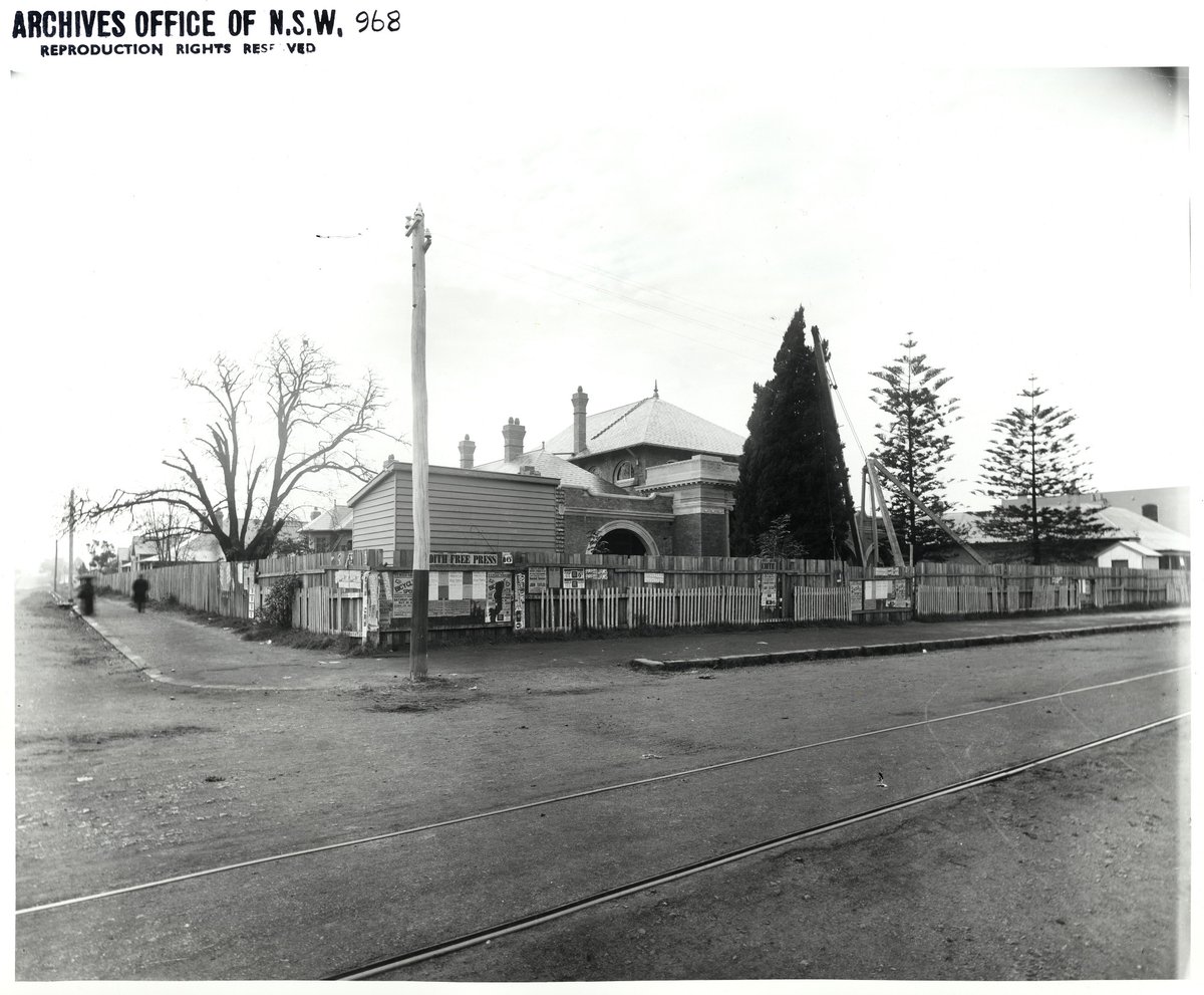 Parramatta Court House - under construction (1895)