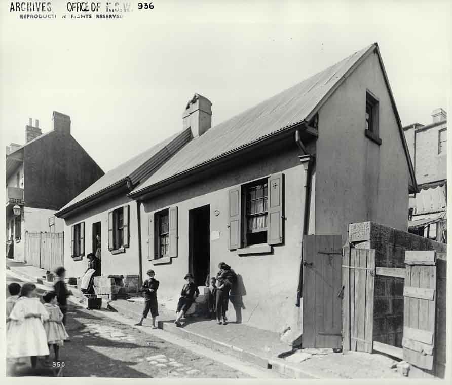 Clyde Street, Millers Point (c. 1900)