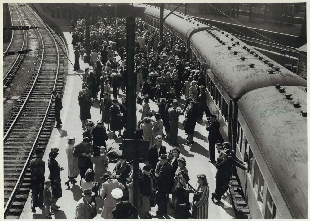 The Brides Train 1945, Haymarket (c. 1945)