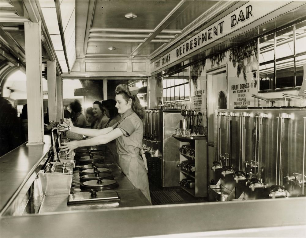 Service with a smile, 1946, Haymarket (c. 1946)