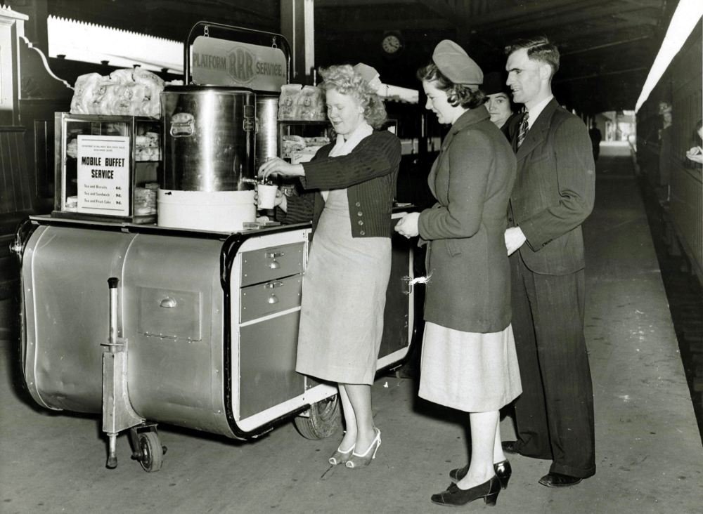 Cafe on wheels, 1948, Haymarket
