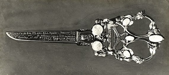 To cut the ribbon at the official opening of the Sydney Harbour Bridge (c. 1932)