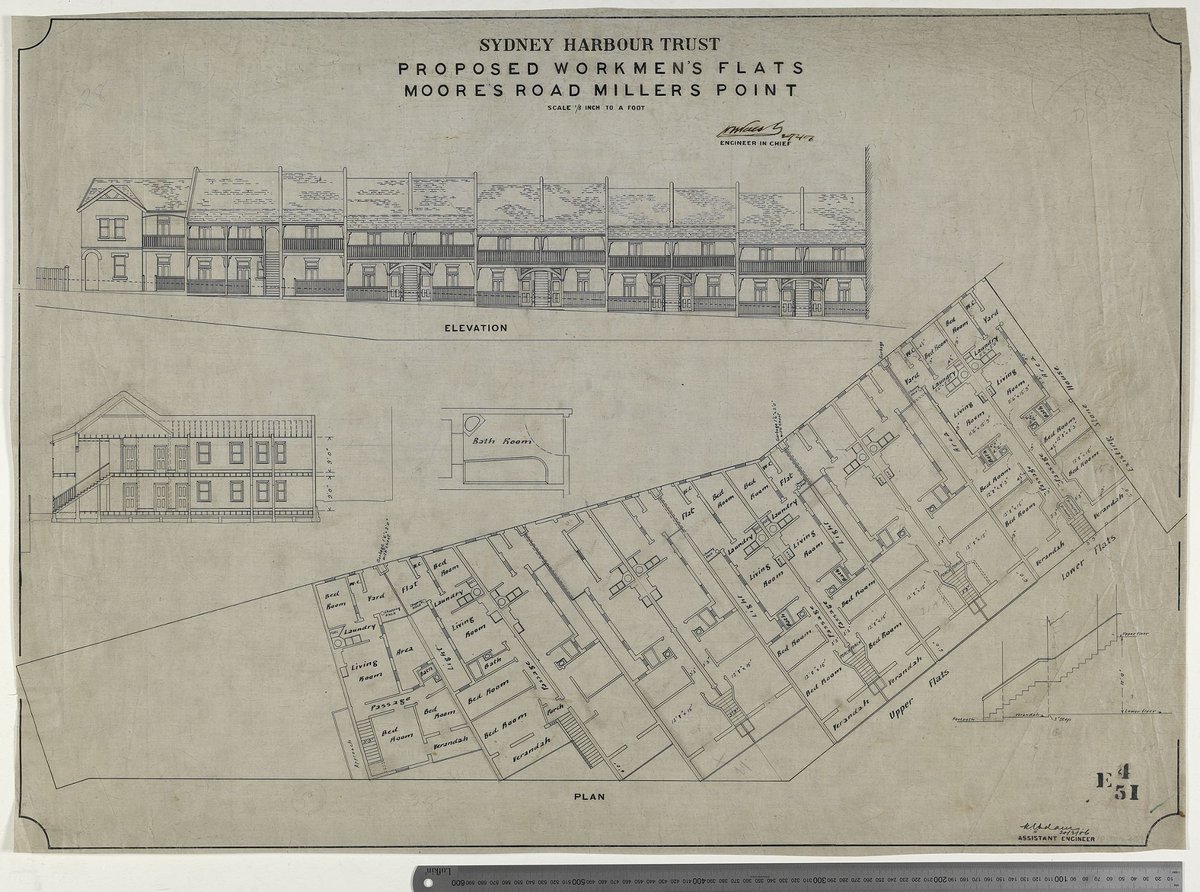 Moores Road, Miller Point 1906, Millers Point
