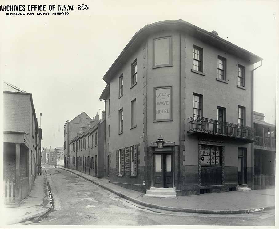 Ocean Wave Hotel, The Rocks (1901)