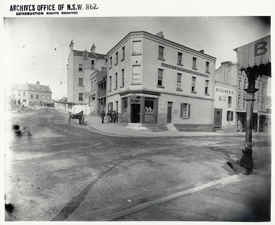 James Family Hotel, Sydney, Sydney city centre (c. 1888)