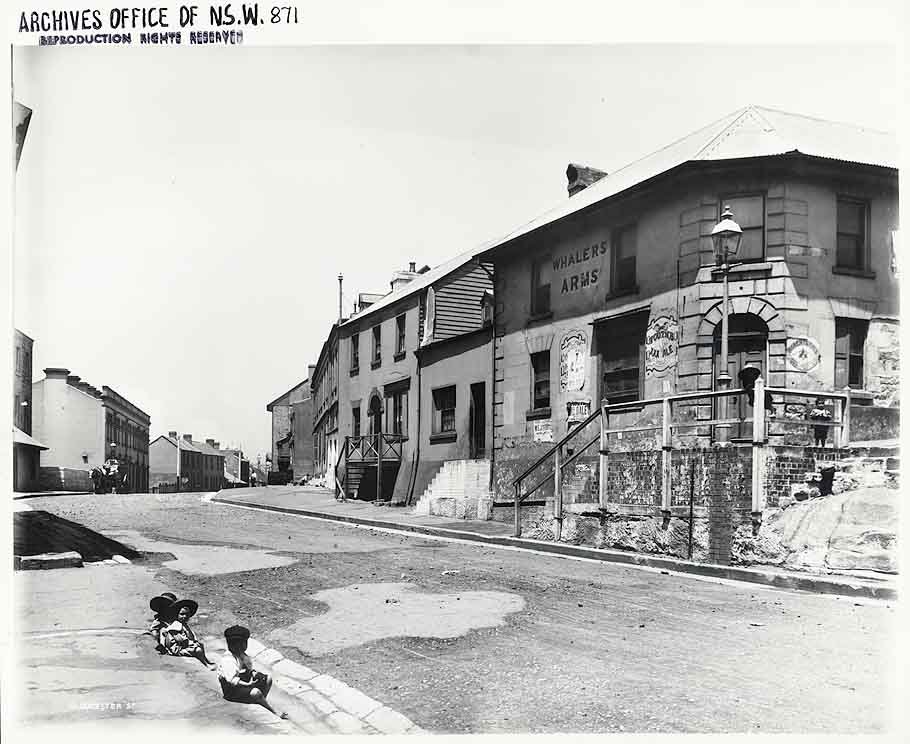 Whalers Arms Hotel, The Rocks (1901)