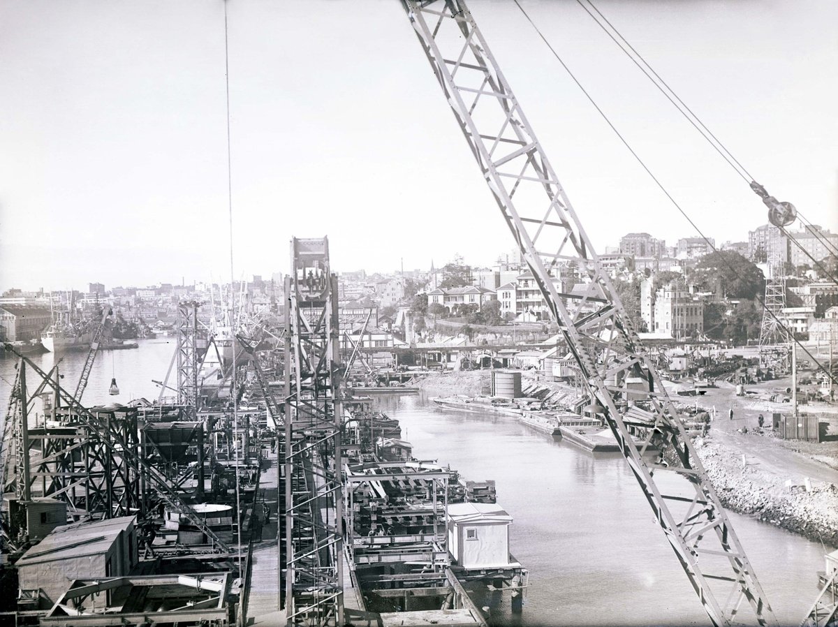 Garden Island wharf, Potts Point (1949)
