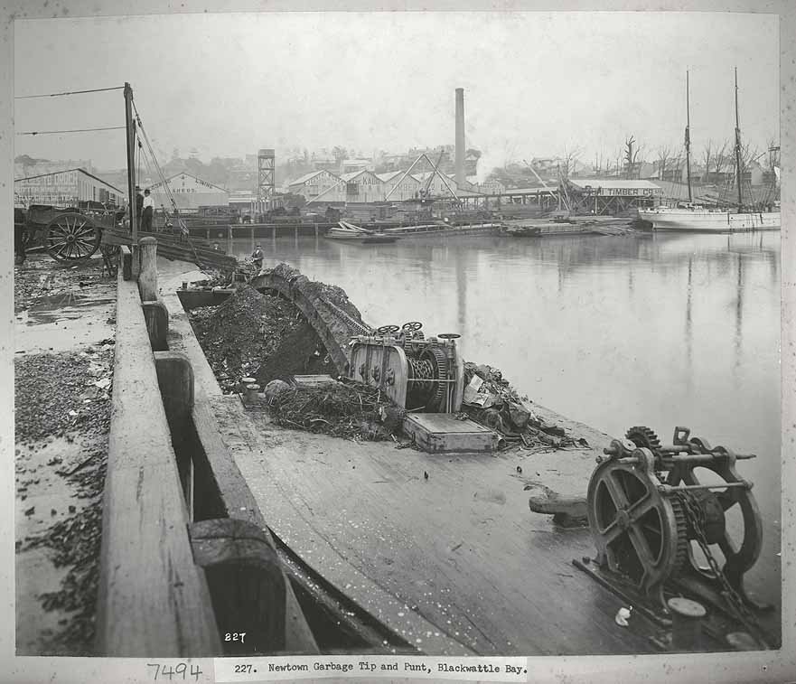 Newtown garbage tip, 1900 (c. 1900)