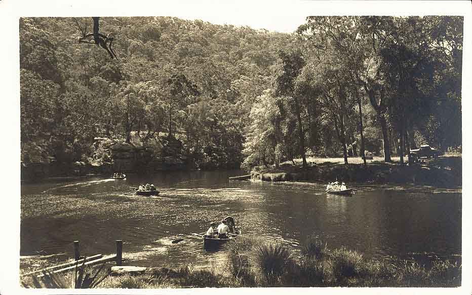 Boating on Hacking River, Audley (1941)