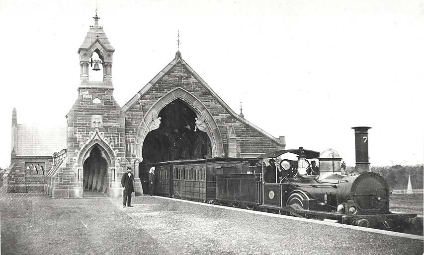 Mortuary Railway Station c.1865, Rookwood (c. 1865)