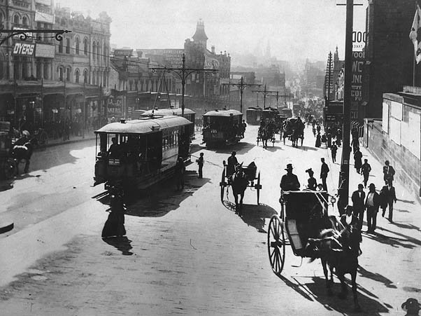 George Street, Sydney in 1900, Sydney city centre (c. 1900)